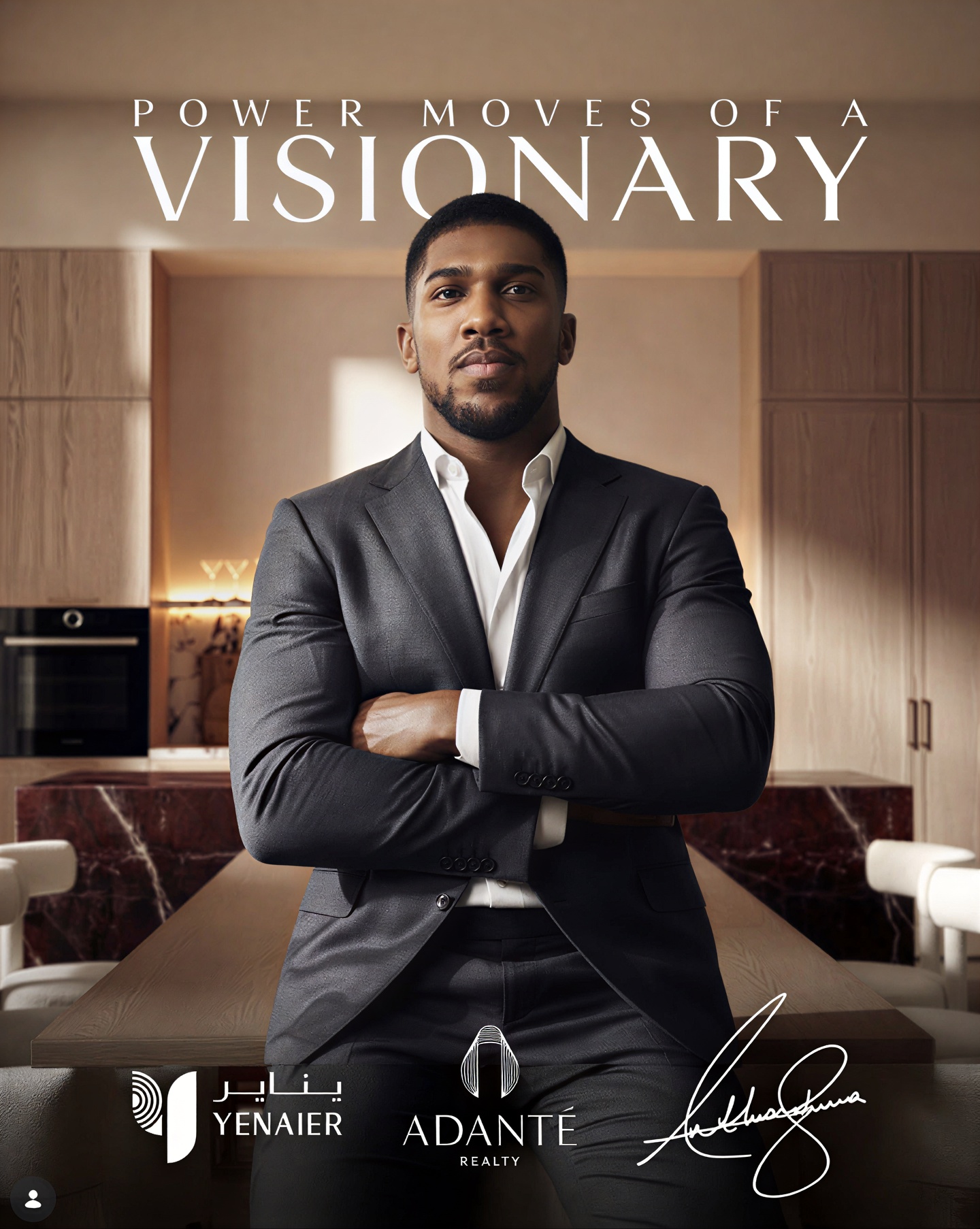 Anthony Joshua OBE — Sky Palace Penthouse Owner at Yenaier Residences Oman
